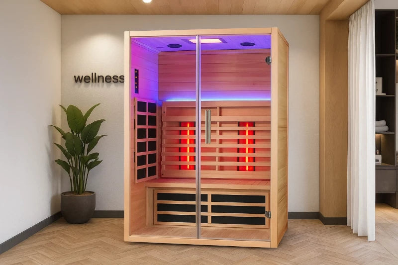 Infrasauna do domácnosti: jak porovnat velikost, zářiče a výbavu