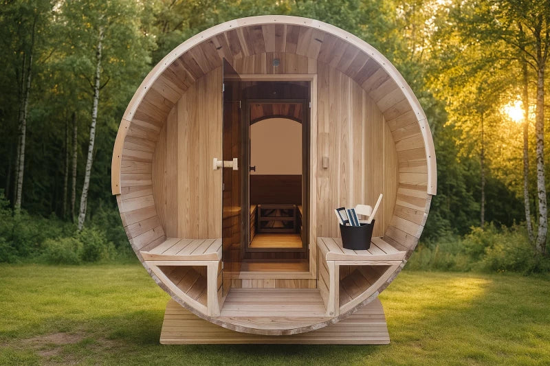 Sauna na zahradu: umístění, kapacita a návaznost na odpočinek